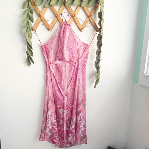 Ramy Brook Fia Snake Print Pink Midi Dress - Picture 14 of 15